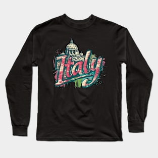 Italy t-shirt Long Sleeve T-Shirt